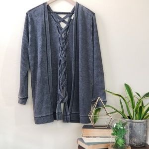 Vanilla Star Braided Cardigan (L)